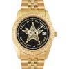 royal gold custom logo watch