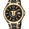 royal midnight gold custom logo watch