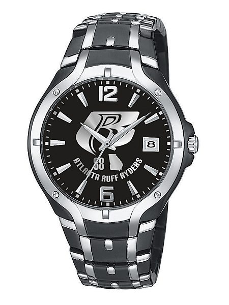 royal midnight silver custom logo watch