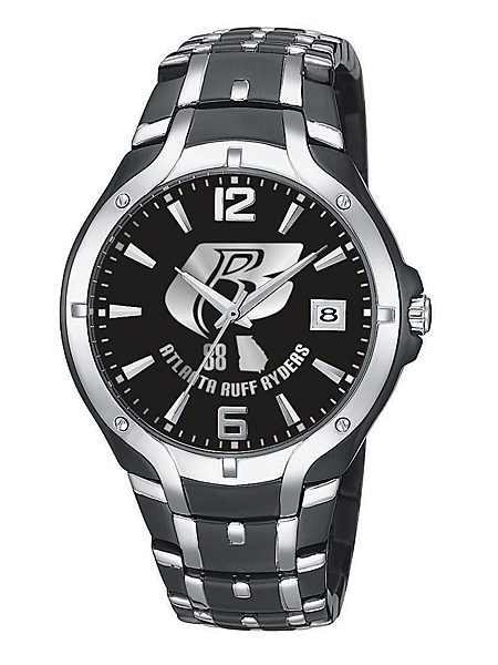 royal midnight silver custom logo watch