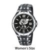 midnight silver women's watch
