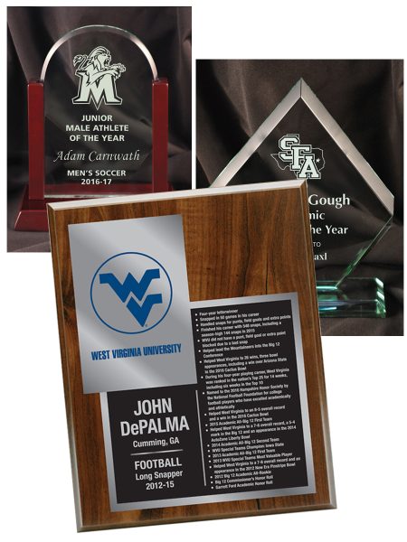 Etched Plaques and Glass Awards
