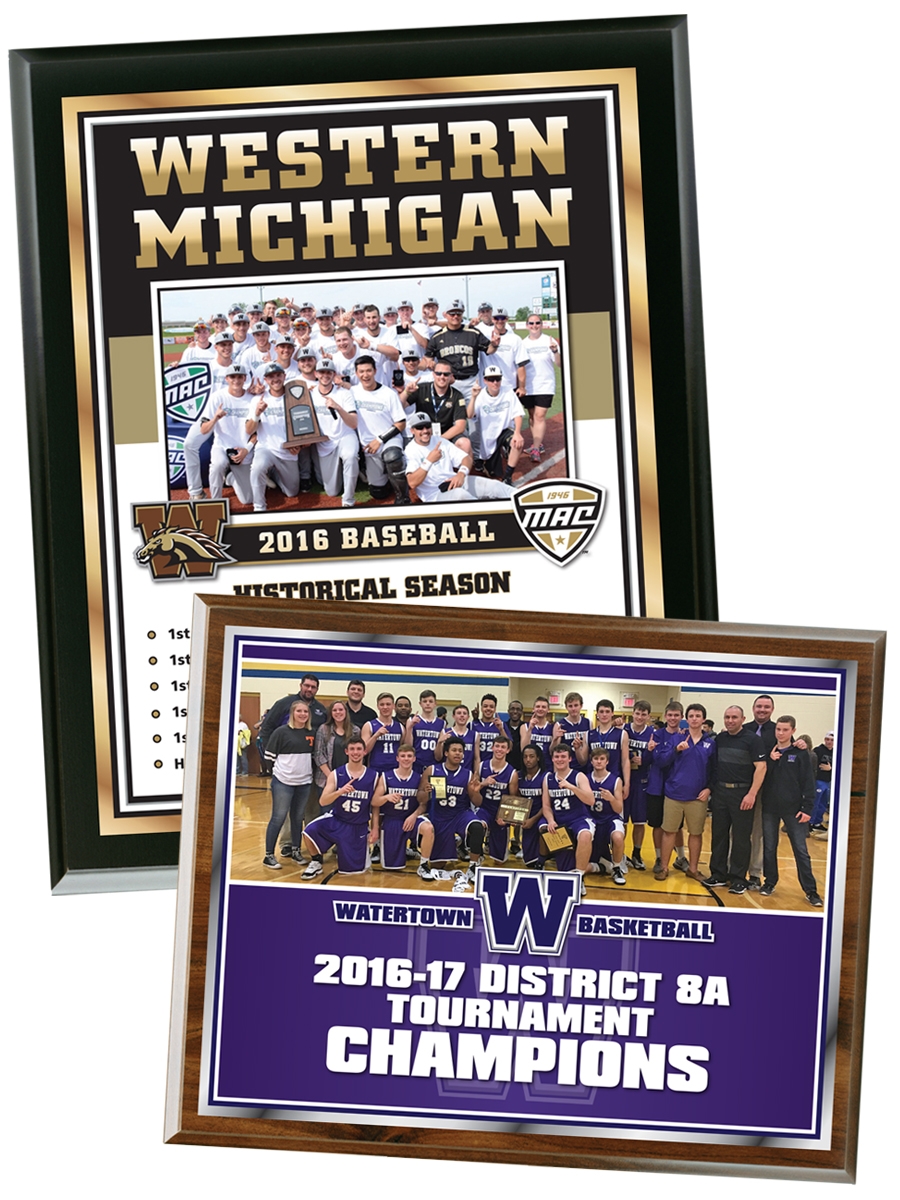 Team Photo Plaques