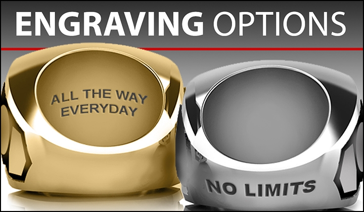 Championship Ring Engraving Options