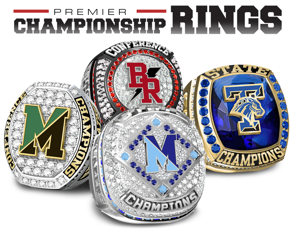 Championship Rings for High School, College and Professional Teams